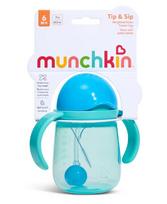 Vaikiškas puodelis Munchkin Tip & Sip 90646P, 207 ml, 6+ mėn., plastikas, mėlyna sp.