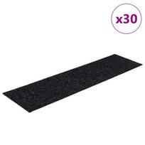 Laiptų kilimėliai lipni 30 vnt juodi 76x20 cm stačiakampė CFE3303368