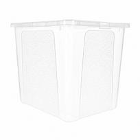 Plastikinė dėžė su dangčiu, didelė, 30 l
