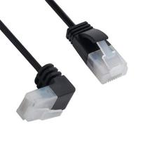 Xiwai Cat6a Ethernet kabelis, 3m, kampinis Rj45 Utp tinklo laidas