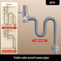Bathroom Washbasin Sewer Pipe Anti-clogging Basin Anti-odor Leakage Plug Drain Pipe Set Accessories pilka