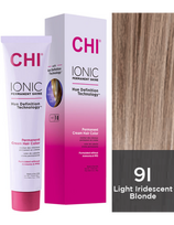 CHI plaukų dažai be amoniako CHI Ionic Permanent Shine - 9I light iridescent blonde, 89g
