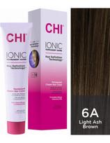 CHI plaukų dažai be amoniako CHI Ionic Permanent Shine - 6A light ash brown 89g