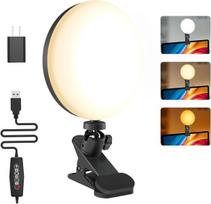 Mojimdo LED šviestuvas vaizdo konferencijoms, 159 LED žiedinis monitoriaus apšvietimas
