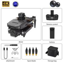 Nauja P20 Drone 4K profesionali aerofotografija ESC HD 3 fotoaparatai be šepetėlių GPS padėties nustatymo lazeriu kliūčių išvengimo RC keturkopterio 4KM žaislinė dovana Obstacle 1 Battery