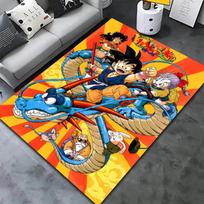 Cute Cartoon Son Goku Carpet Rug For Living Room Bedroom Home Sofa Decoration,kids Play Nonslip Floor Mat 80x120cm( 31x47in) red