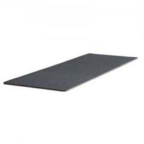 Sporto grindų kilimėliai, 25 plytelės, 61x61x1,4 cm, juoda ir mėlyna, guma ir EVA putplastis