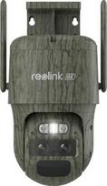 Reolink TrackMix LTE battery-powered 8 MP PTZ Auto Tracking AI camera for outdoor use, camouflage pattern (TrackMix LTE Camo)