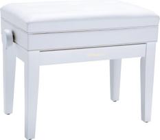 Roland RPB-400WH adjustable piano bench with storage, satin white (RPB-400WH)