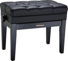 Roland RPB-500BK adjustable piano bench with storage, black (RPB-500BK)
