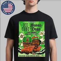 Snoop Dogg Ice Cube 420 On The Rocks 2026 TShirt Red Rocks Amphitheatre Tee Unisex T-Shirt L green