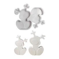 Christmas Elk Figurine Silicone Molds for Epoxy Resin, Concrete Cement Silicone Molds for Art Craft, Gypsum Ornament 1 gray