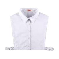 Puikiai tinka Dydis L- 8XL Baltas netikras apykaklė Moterims Nuimamos apykaklės Taškeliai Netikros apykaklės Moteris Moteriškas nuimamas dickie pusmarškinis moterims Faux Col white