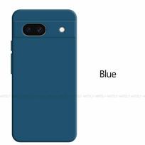 „Google Pixel 8A Case“ „Google Pixel 8A 7A 7A 7 8 Pro Cover Luxury“ originalus TPU smūgiams atsparus skysto silikono apsauginis dėklas Pixel 6 Pro mėlyna