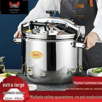 Commercial Stainless Steel Pressure Cooker 36cm white