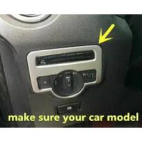 Skirta Mercedes Benz Vito W447 2016 2017 2018     Automobilio priekinio žibinto šviesos centrinio valdymo jungiklio mygtuko apdailos rėmelis High profile gray