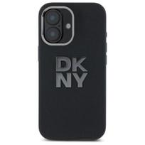 DKNY kietas skysto silikono dėklas iPhone 16 6.1 su aukštu logotipu