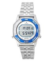 Seiko Rotocall Skaitmeninis Chronografas Nerūdijančio Plieno Kvarcinis SMGG21P1 100M Vyriškas Laikrodis balta