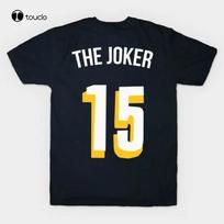 Nikola Jokic The Nickname Denver T Shirt Black Cotton Tee L white
