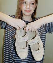 Jeep Jeep Mary Jane Jenny Flat Shoes (Jr0Ghf301Be) Beige/240 white