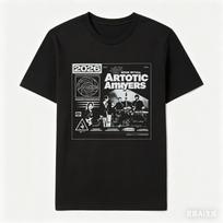 New Hot Selling Arctic Monkeys Album Cover Fashionable and Comfortable Cotton Breathable Tshirt Suitable for Both Unisex and Unisex L gray