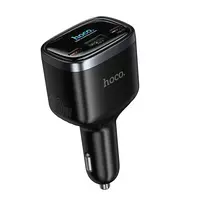 Hoco Car charger USB A + 2xUSB C PD QC3.0 93W Z70 black