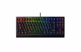 Razer BlackWidow V3 Tenkeyless RZ03-03490400-R3G1 Mechanical Gaming Keyboard, Green Switch, DE Layout, Black