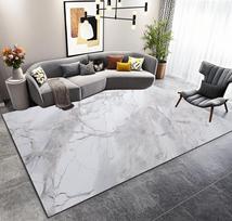 Šiaurietiško stiliaus prabangus marmurinis svetainės kilimas 200x300 cm didelio ploto neslystantys pliušiniai kilimai apdailai miegamojo lovos šonui minkštos grindų dangos 60*90cm