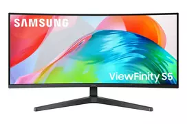 SAMSUNG S55GH computer monitor 86.4 cm (34") 3440 x 1440 pixels UltraWide Quad HD LCD Black