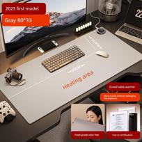 Šildoma pelės kilimėlis su zoniniu šildymu, šiltas stalo kilimėlis biuro stalui, elektrinis šildymo kilimėlis žiemai, itin didelė kompiuterio darbo vieta [Partition Version] Heating Pad Partition