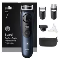 BRAUN BeardTrimmer 7 BT7520 Battery 40 2 cm Wet  AND  Dry Black, Blue