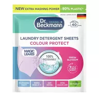 Dr. Beckmann Magic Leaves Fresh Blossom Laundry Detergent Sheets, 20 pcs.