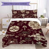 JOJO Print Pillowcase & Duvet Cover Set Anime Bedding for Room Decor Special Gift for JOJO's Bizarre Adventure Fans.-Xin 160*200cm/63x79in Single/Twin 3pcs white