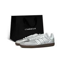 Adidas Originals SAMBA OG German Army Trainers Unisex Silver B75806(Team1678-) 36 black