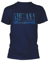 Nirvana Nevermind Navy T-shirt OFFICIAL L blue