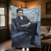Harry Styles Blanket Soft Comfortable All Seasons Perfect Gift Sofa Office Nap Outdoor Travel 80cm x 120cm