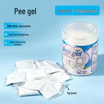Portable Urinal Solidifier - Anti-Odor Deodorant, No-Bag-Open Quick Solidifier for Outdoor Camping. blue