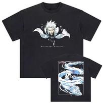 Men BLEACH Hitsugaya Toshiro Anime Graphic Washed T Shirt Vintage Oversized Short Sleeve Tee Streetwear Unisex Manga Casual Tops 4XL gray