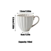 Japanese Retro Teapots,Coffee Cup and Saucer Set,Ceramic Mug,High-end Exquisite Latte Mug,High-end Afternoon Tea Set Teaware gray