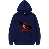 Lady Gaga Abracadabra Classic Hoodie Men Women Vintage Long Sleeve Sweatshirt With Print Graphics Oversizhoodie Unisex XXXL tamsiai mėlyna spalva