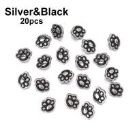 20pcs Cute Girl Gift Craft Cat Paw Pattern Mini Buttons DIY  Clothes Metal Buckles Clothing Sewing Buckle