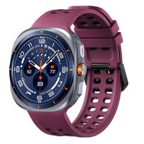 Original Silicone Strap for Samsung Galaxy Watch Ultra 2 47mm 2026 Sport Band Bracelet for Galaxy Watch Ultra 2/1 47mm Wristband Galaxy Ultra 47mm black