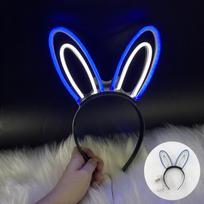 Kostiumų Cosplay Galvos Juostos Angelas Halo Neoninė Šviesa Šviečianti Galvos Juosta Švytėjimas Naktį blue