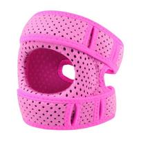 Breathable Sports Knee Brace for Patella Support - Ideal for Basketball, Badminton, Running, and Mountaineering. One Size (Adjustable, Single) rožinė raudona spalva