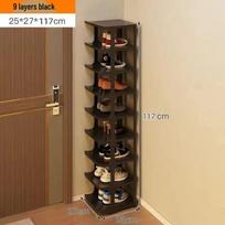 Compact Vertical Shoe Rack: Multi-Layer Storage for Dorms & Rental Rooms 2-Tier juoda