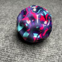 Moon Shaped Pu Foam Bouncy Ball Stress Relief Fidget Toy Soft Anti Stress High Bouncing Ball Squeeze Toy Kids Outdoor Sport Game blue
