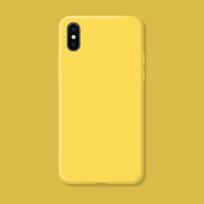 For iphone X Xr Xs Max Shockproof Liquid Silicone Protective Cover For iphone X S Max XR Case iPhone X geltona