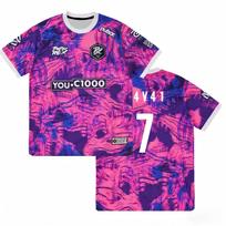 Paper Rex Raptor 202526 Džersio serijos uniforma VALORANT eSporto klubas PRX Mados marškinėliai Vyriški F0RSAKEN Streetwear Gerbėjų marškinėliai L pink