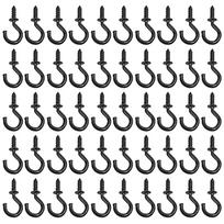 50/200 VNT. Mini Varžtai Kabliukai Metaliniai Varžtai Kabliukai Augalų Lubų Laikiklis Lauko Girliandos S Kabliukas Daugiafunkcinis Raktų Laikymo Stovas 150PCS