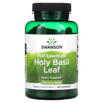 Holy Basil Leaf, Full Spectrum, 400Mg, 120 Capsules
